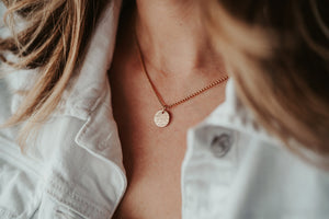 Clearance Rose Gold Chelsea Necklace